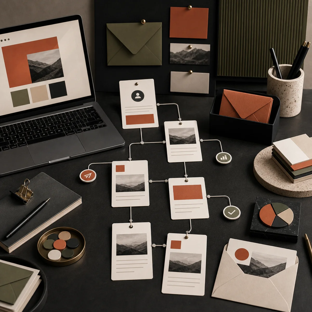 Email marketing automation, campaign builder and performance visual by Digital Space Co