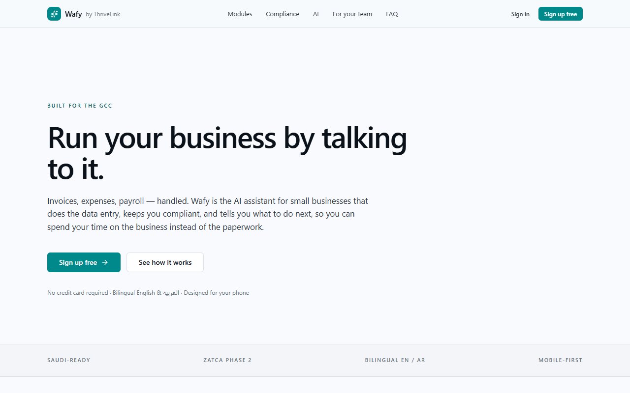 Thrivelinks Saudi website design by Digital Space Co